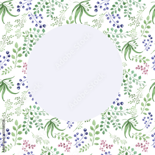 Fotografie Grass twigs flowers field plants botany flora pattern seamless