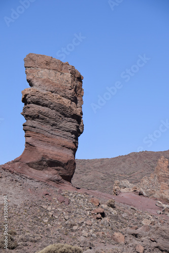 Espagne, Tenerife, roques de Garcia, vue de la caldeira