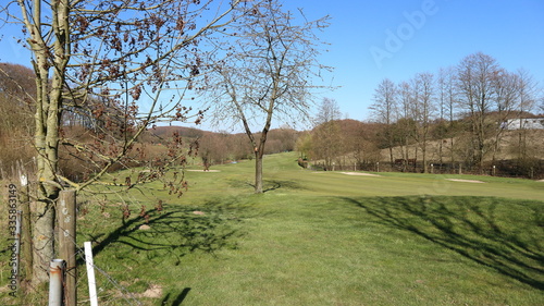 Golfplatz Hattingen, Velbert, Langenberg, Wuppertal, Sprockhövel, bergisches Land, hügelland, Elfringhauser Schweiz, nrw, Deutschland, wandern, bergische drei photo