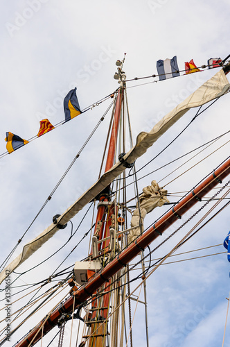 Masts and rigging from a Tall Ship