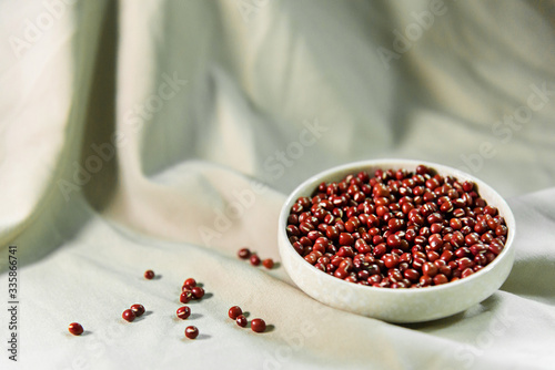 red beans in a bowl photo