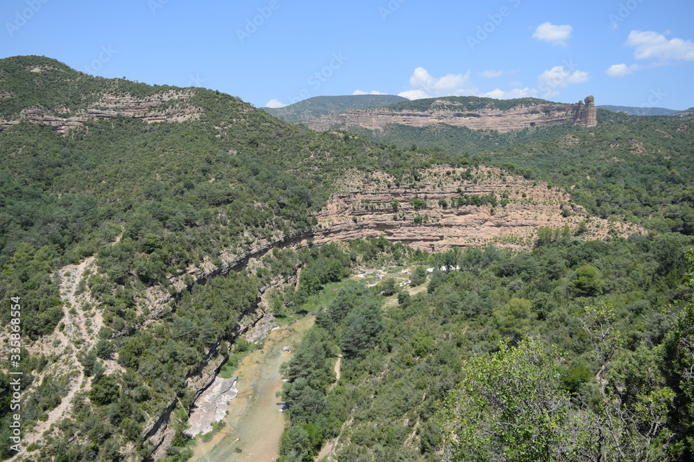Beautiful view nature in Huesca Spain Europe