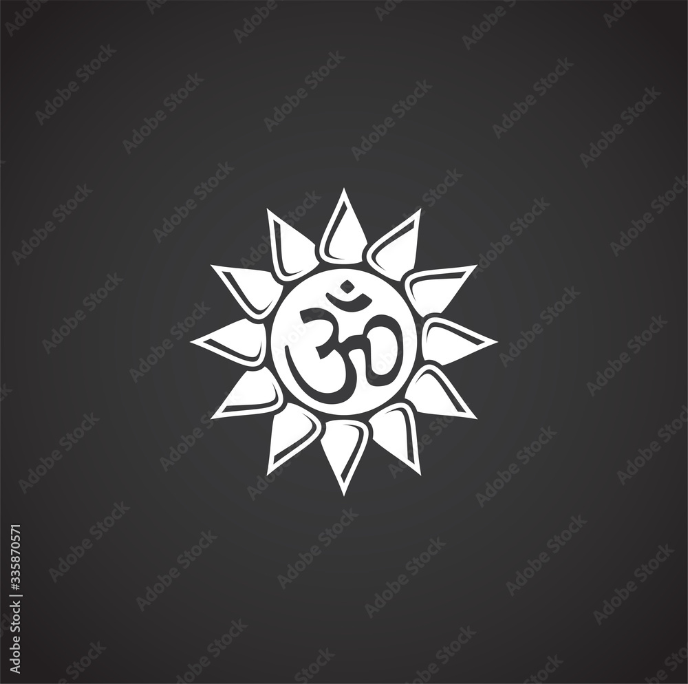 Yoga related icon on background for graphic and web design. Creative illustration concept symbol for web or mobile app Yoga related icon on background for graphic and web design. Creative illustration concept symbol for web or mobile app