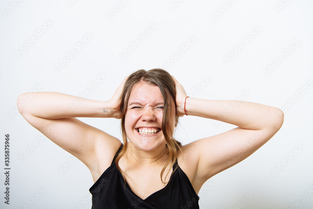 Angry screaming woman Angry screaming woman