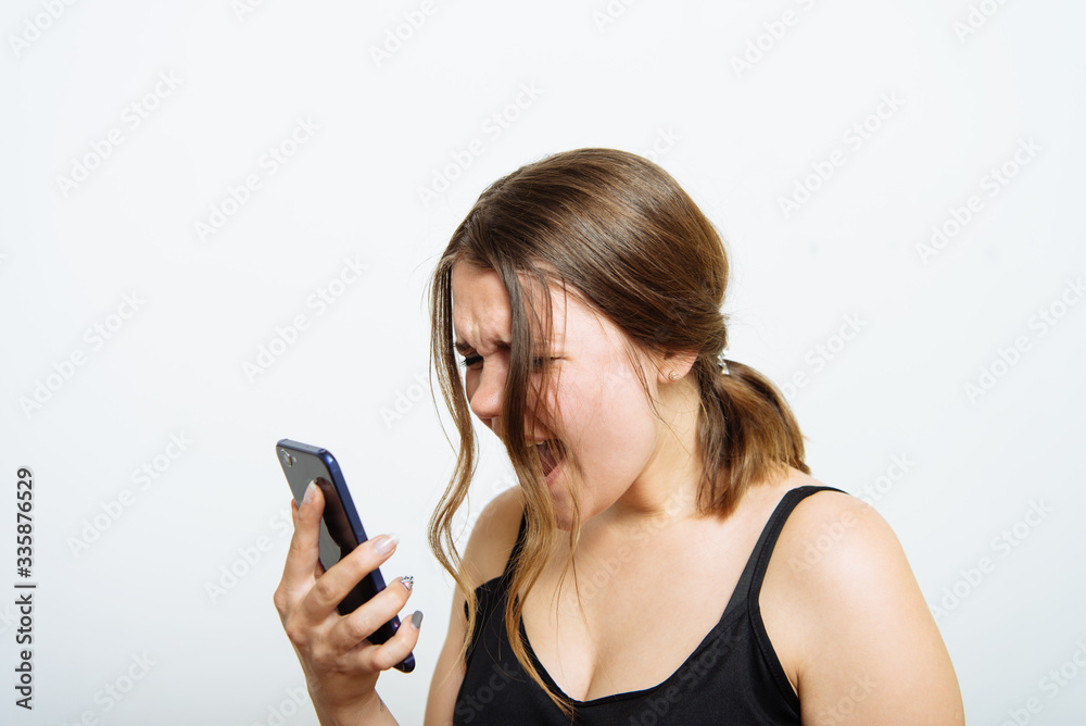 Woman with smartphone