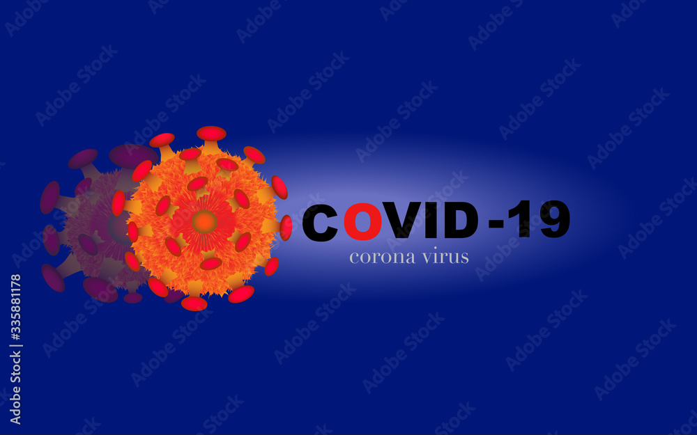 Corona virus background design