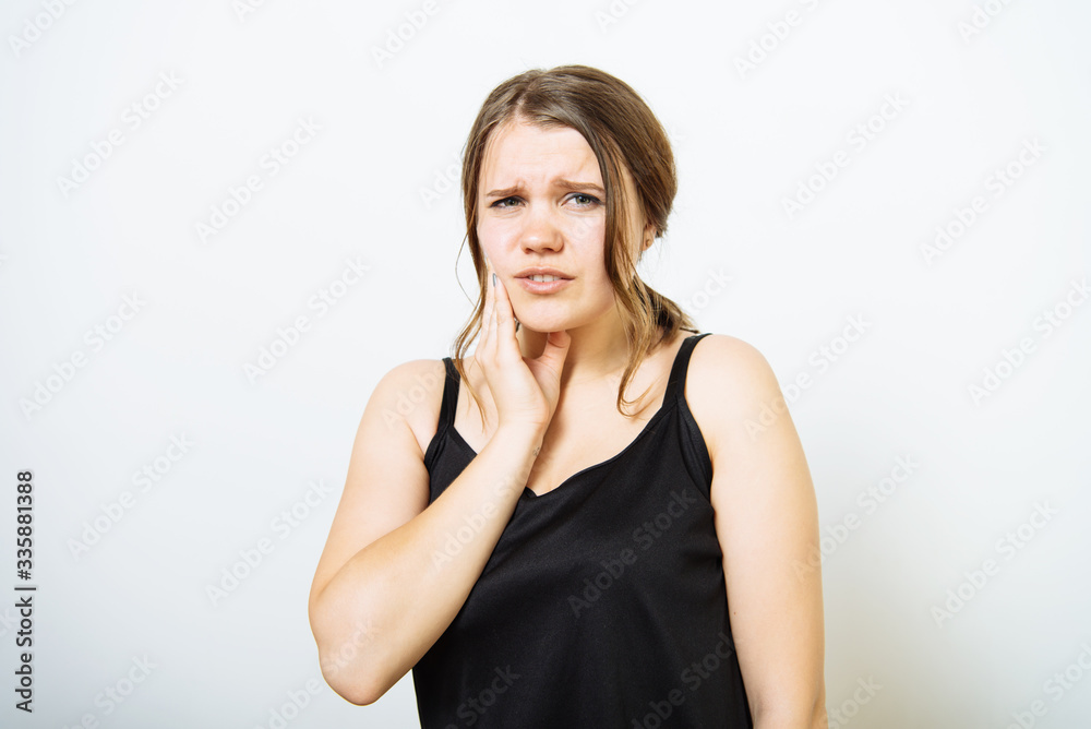 Toothache woman Toothache woman