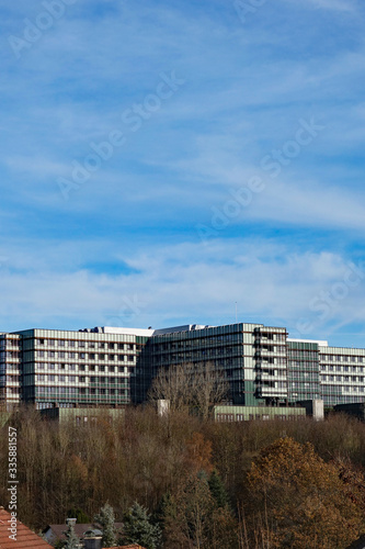 Lüdenscheid Krankenhaus Blick von Süden
