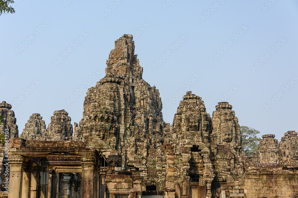 Unesco World Heritage site of Ankor Thom, Siem Reap, Cambodia