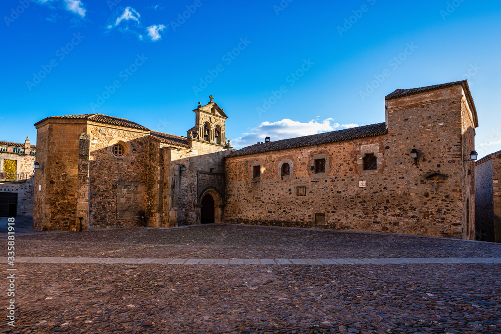 Archbishops Palace and Casa de Ovando in Caceres, Extremadura, Spain.