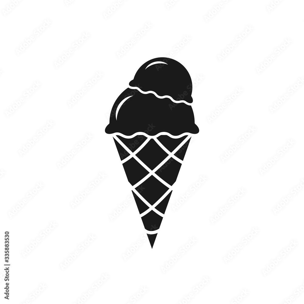 ice cream vector icon in trendy flat design ice cream vector icon in trendy flat design