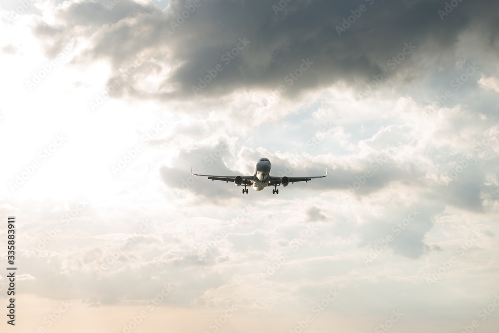 Landscape of sunset with Plane on sky from Phuket at Nai Yang Beach Phuket Province, Thailand.
Landscape of sunset with Plane on sky from Phuket at Nai Yang Beach Phuket Province, Thailand.