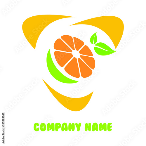 orange logo for the brand of a juice overpass and other beverage business