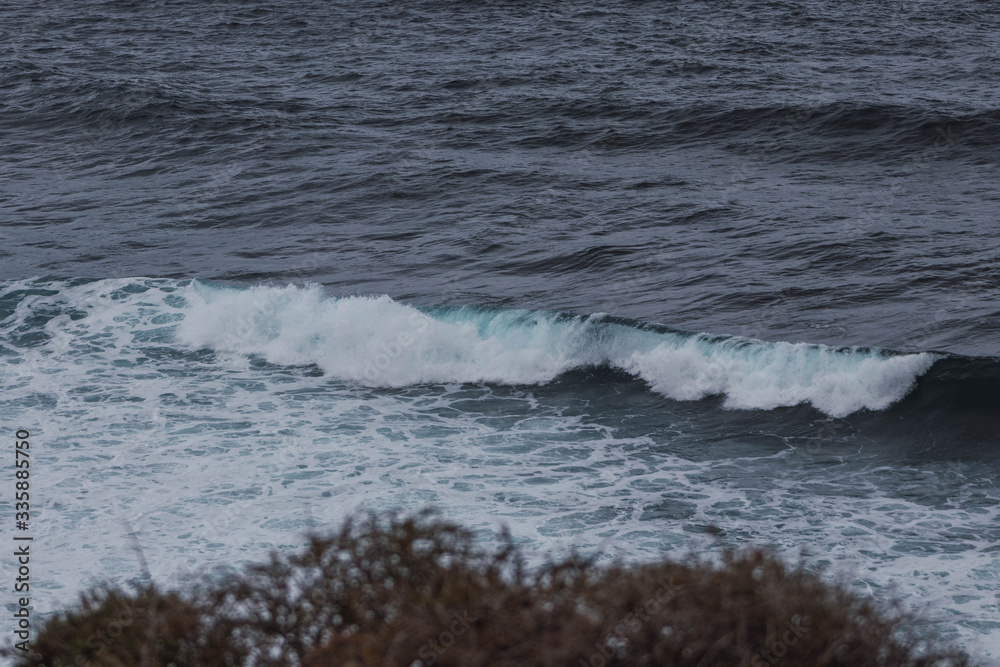 Fototapeta premium waves on the beach, in the Canary Islands