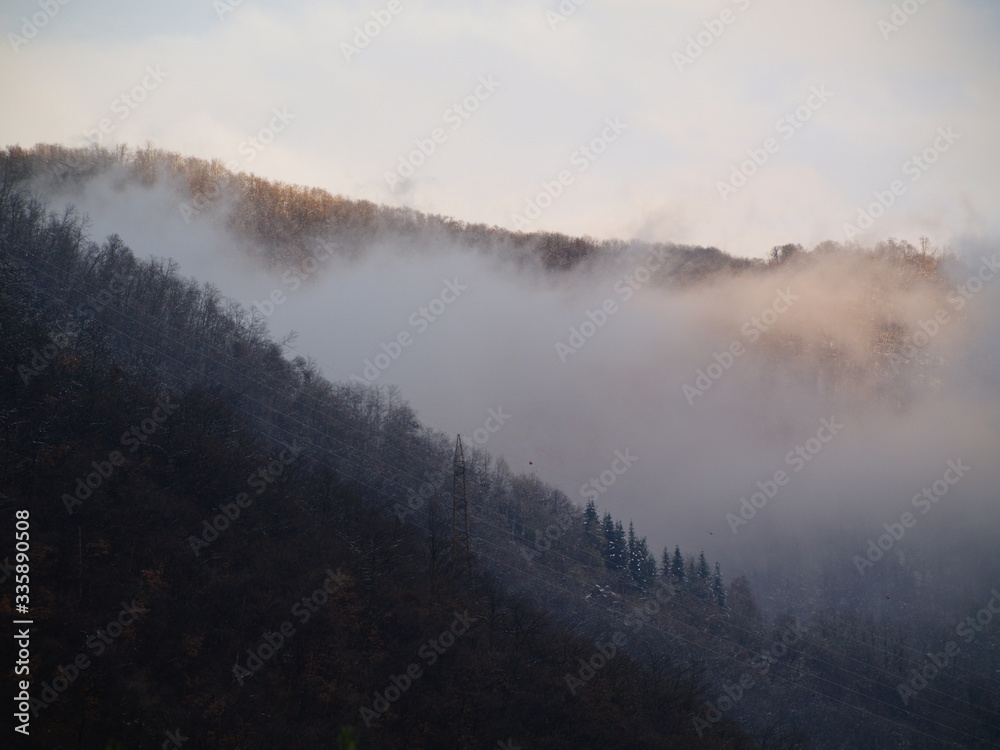 Low altitude fog