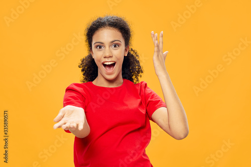 young woman showing thumbs up © SHOTPRIME STUDIO