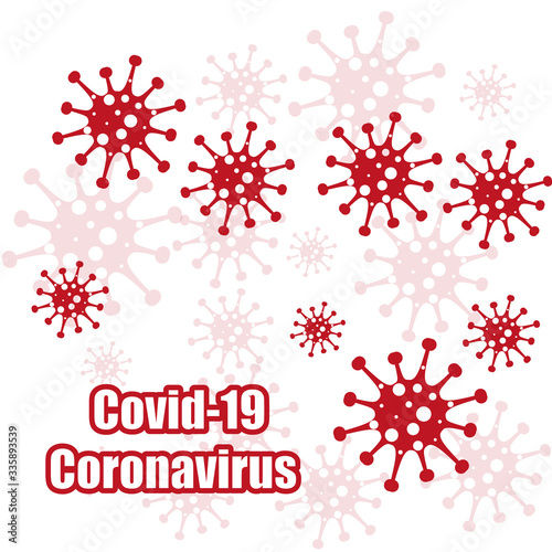 Different Kinds of Viruses. Bacteria Biology Organisms Seamless Pattern. Virus Infection Ebola Epidemic EPS