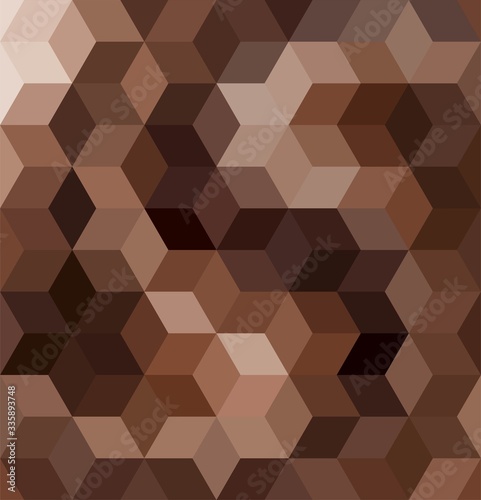 vector chocolate mosaic background pattern