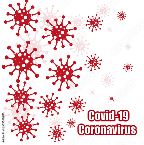 Different Kinds of Viruses. Bacteria Biology Organisms Seamless Pattern. Virus Infection Ebola Epidemic EPS