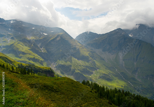Great view of the alpine green mountains. © fotoplaton
