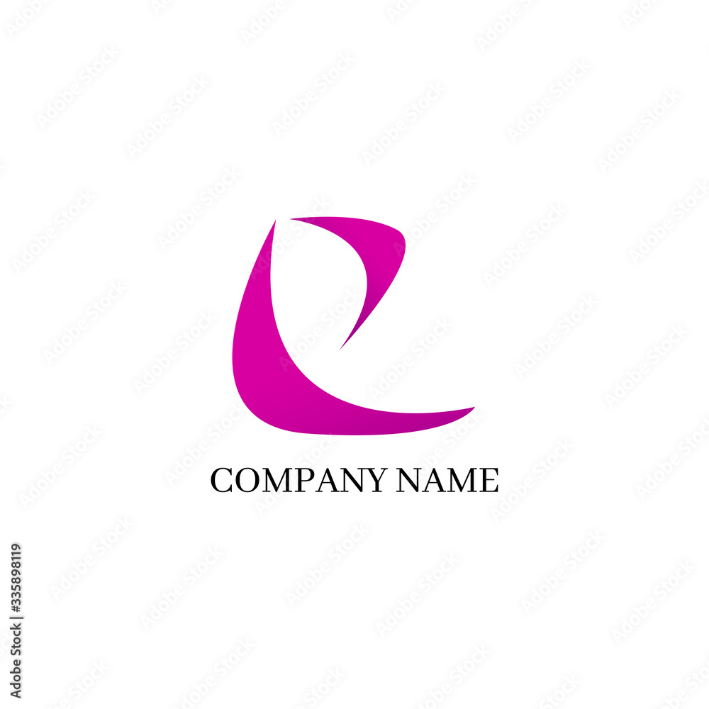 Alphabet set of elegant letters logo