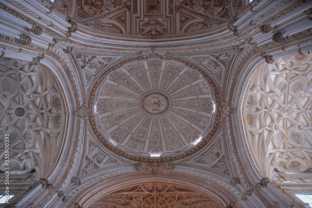 symmetry in the dome of the Spanish church
