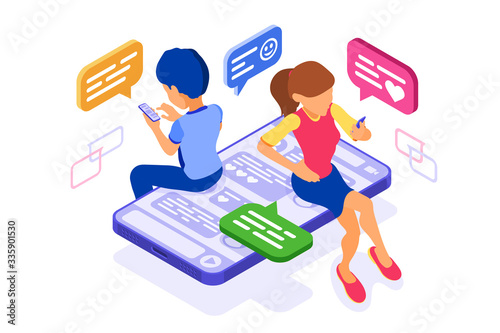 chat online dating friendship in social networks