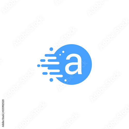 Letter initials logo vector icon symbol