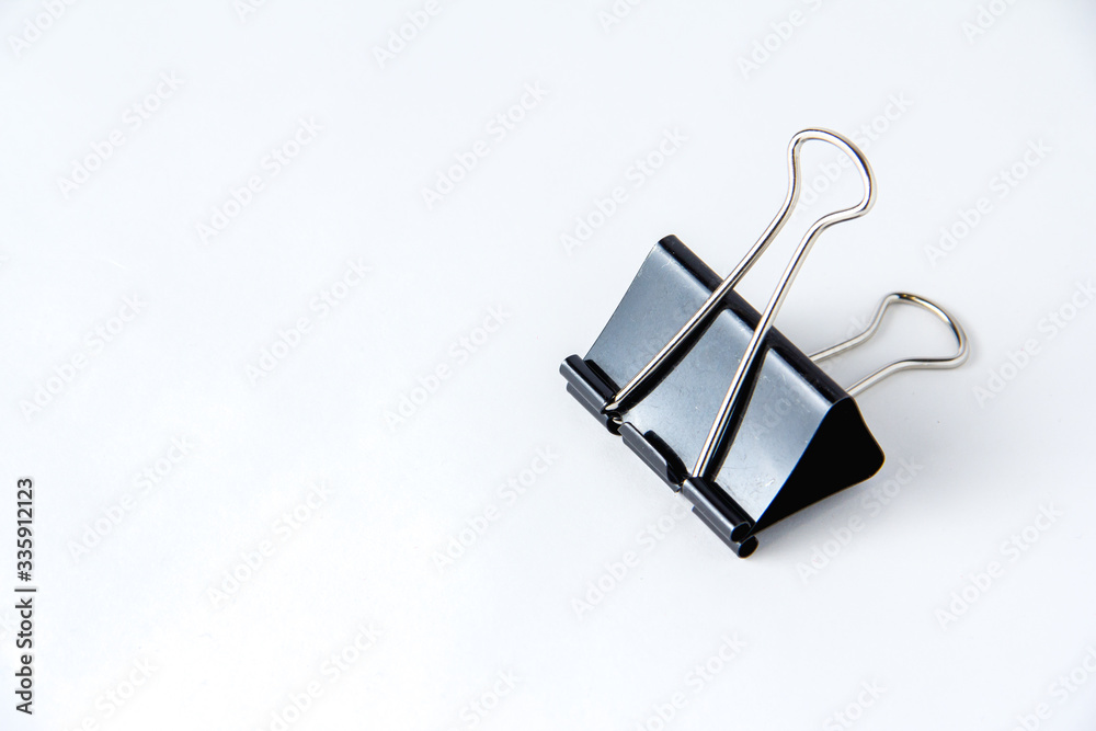 Large black paper clip for papers Large black paper clip for papers