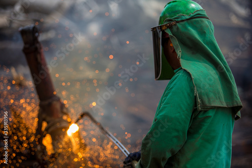 welder at work