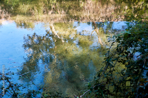 River of calm waters and with reflections