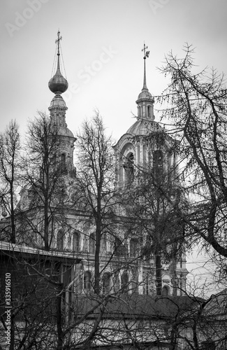 old Russian architecture, the Church in the city of Vladimir