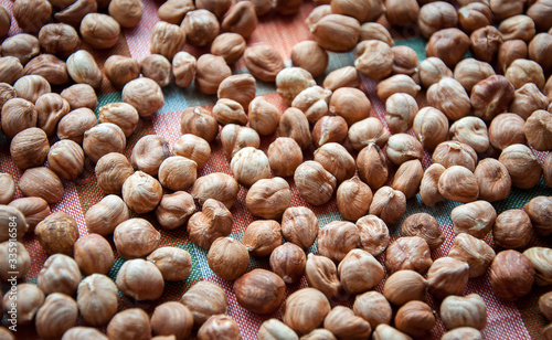 Healthy vegetarian food - nuts