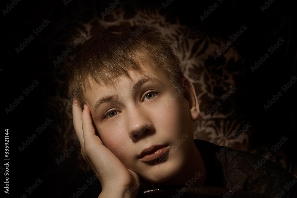 Emotional portrait of a young man Emotional portrait of a young man
