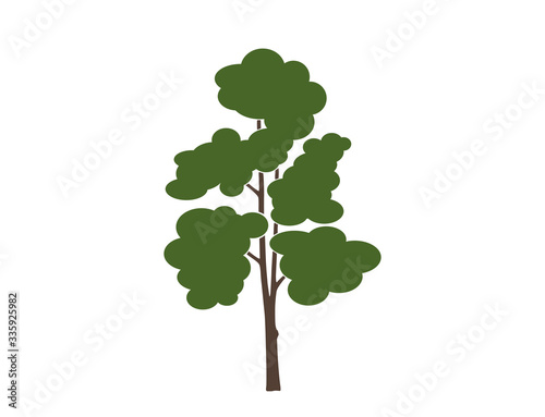 high tree icon. nature and outdoor design element