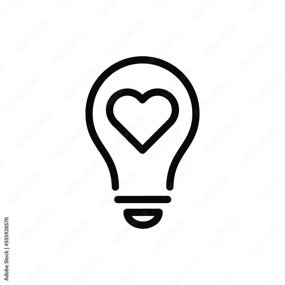 Light bulb and heart shape. Symbol of passion, inspiration, love, abstract, adore, art. Light bulb and heart shape. Symbol of passion, inspiration, love, abstract, adore, art.