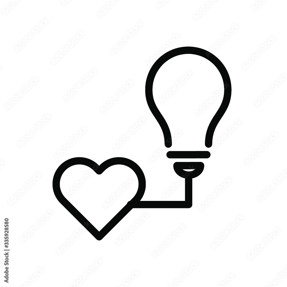 Light bulb and heart shape. Symbol of passion, inspiration, love, abstract, adore, art. Light bulb and heart shape. Symbol of passion, inspiration, love, abstract, adore, art.