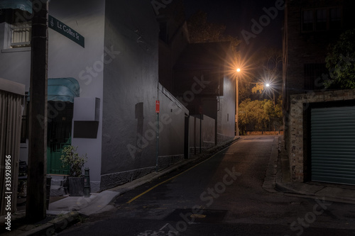 old street at night