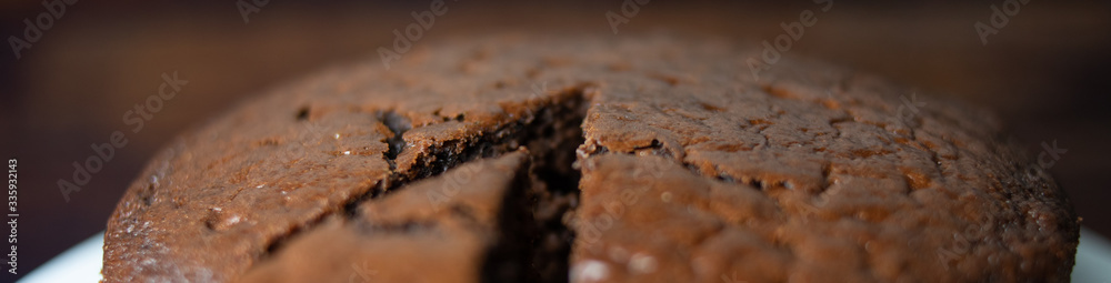 still life of a brownie with wooden background
still life of a brownie with wooden background