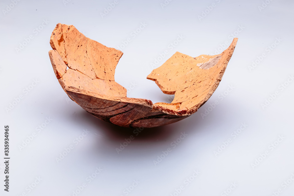 Archaeological excavations. The remains of ancient ancient clay jugs. Tripolie. Archaeological excavations. The remains of ancient ancient clay jugs. Tripolie.