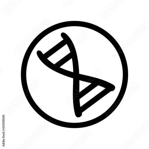 dna illustration logo vector