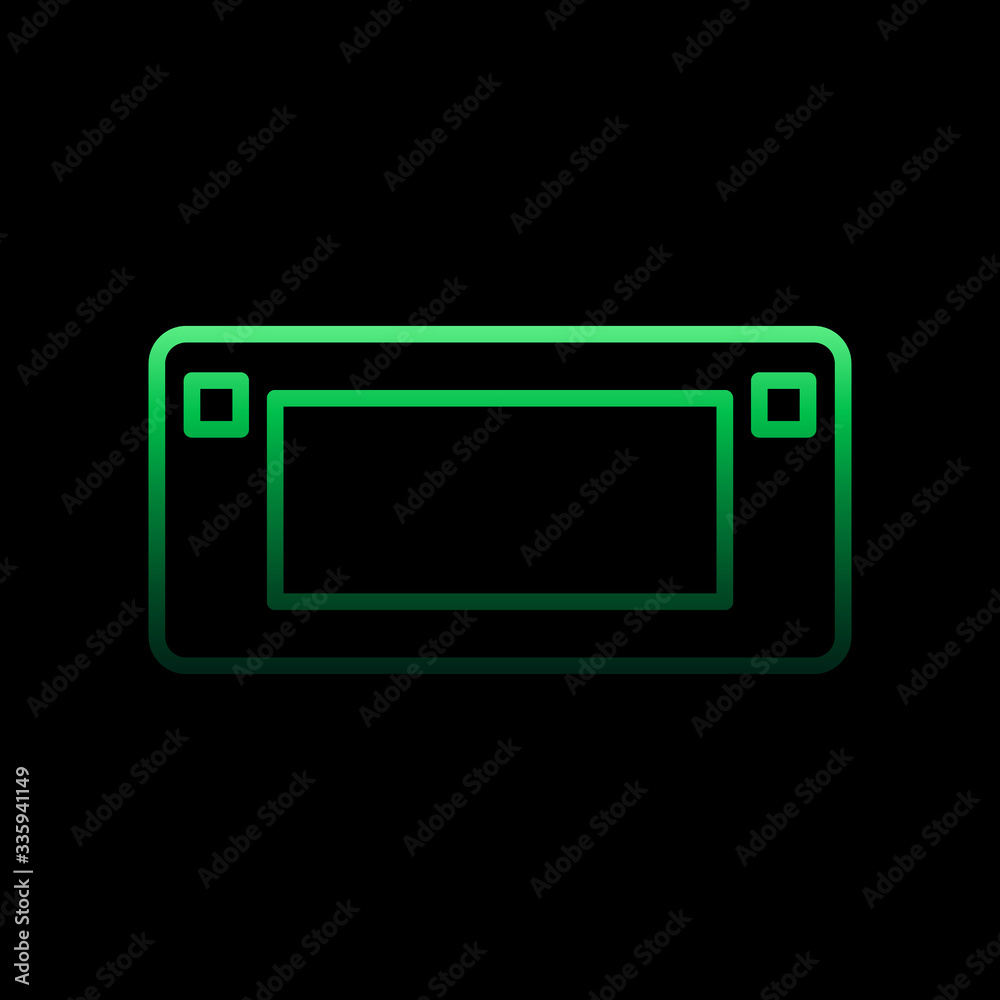 game console nolan icon. Simple thin line, outline vector of internet things icons for ui and ux, website or mobile application game console nolan icon. Simple thin line, outline vector of internet things icons for ui and ux, website or mobile application