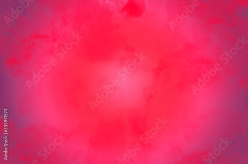 Hot Pink Grunge Background with bright center