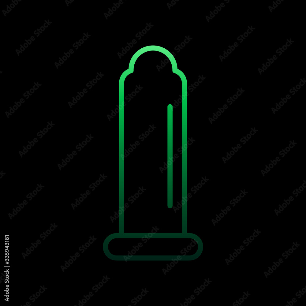 Condom nolan icon. Simple thin line, outline vector of medical icons for ui and ux, website or mobile application