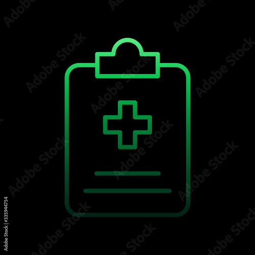 Medical history nolan icon. Simple thin line, outline vector of medical icons for ui and ux, website or mobile application