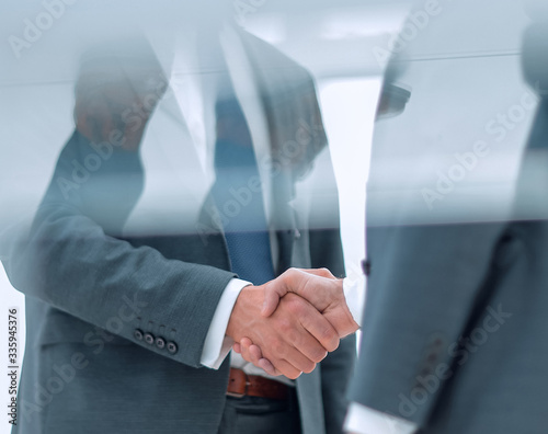 handshake is serious business partners