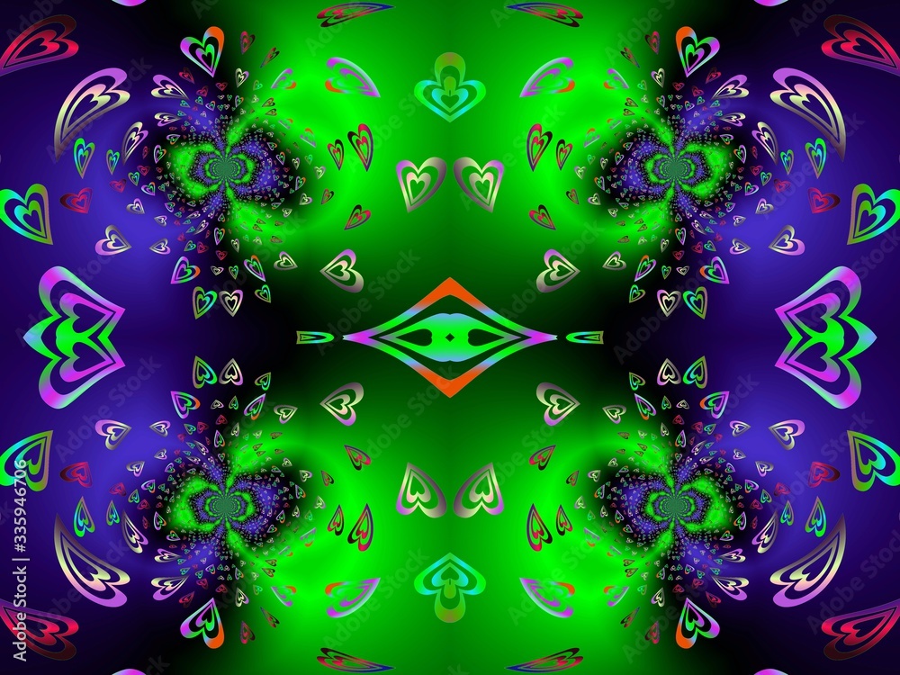 Fototapeta premium pattern and texture in color for design textile and graphic design 