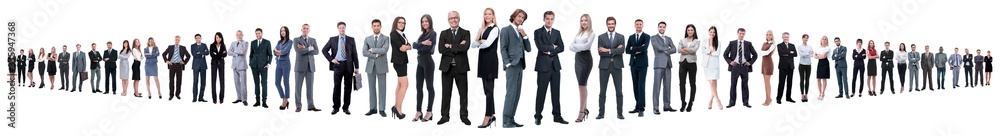 panoramic collage of a large and successful business team panoramic collage of a large and successful business team