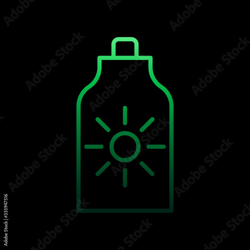 Sun block nolan icon. Simple thin line, outline vector of Summer icons for ui and ux, website or mobile application