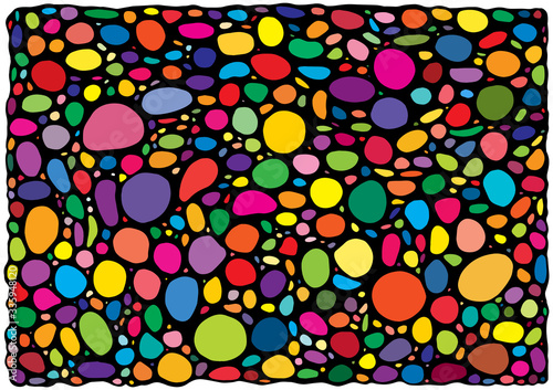 Neurography Color Art Therapy Rounded Angles Mosaic Pattern